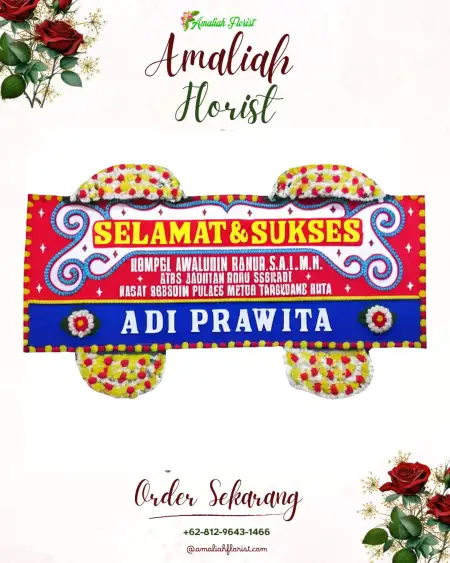 Papan Bunga Ucapan Selamat Losari Lor
